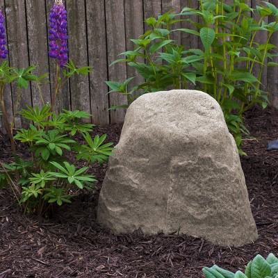 Small Beige Resin Garden Landscape Rock