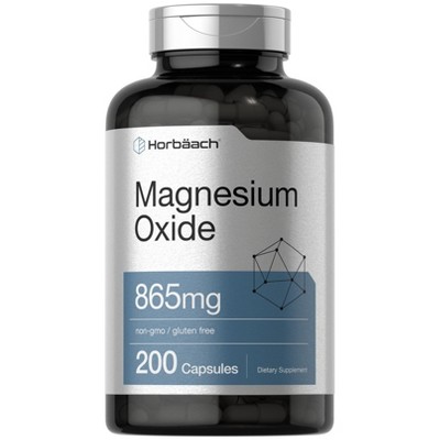 Horbäach Magnesium Oxide 865 mg | 200 Capsules