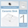 KWPZQEB 18" Bathroom Vanity with Sink, Modern Bathroom Storage with Door Shelf and Adjustable Shel, Bathroom Cabinet Vanity for Small Space - 4 of 4