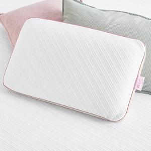 Reversible Support Gel Memory Foam Bed Pillow with Antimicrobial Cover - nüe by Novaform - 1 of 4