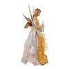 Kurt Adler 16-Inch Ombre Silver/Gold Angel Tree Topper - 2 of 4