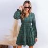 Women's Chic Plaid Tiered Dress with Ruffled Hem - Cupshe - 2 of 4