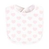 Hudson Baby Infant Girl Fiber Filled Drooler Bibs 3pk, I Love Daddy Wild Rose, One Size - 4 of 4