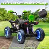 JOYRACER 24V Kids Ride on Toys ATV 4 Wheeler, 2 Seater 800W Motor for Big Kids, 7Ah Battery Powered Electric Vehicle Quad w/Kneepads, Bluetooth - 4 of 4