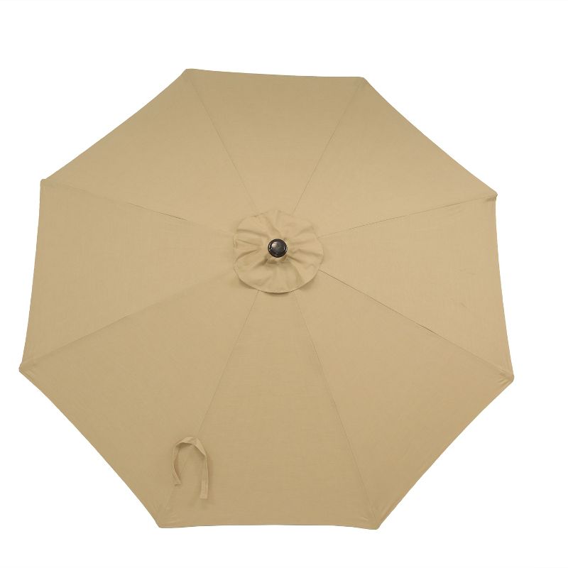 Sunnydaze Outdoor Aluminum Solution-Dyed Sunbrella Patio Umbrella with Auto Tilt and Crank - 9', 4 of 10