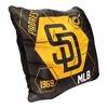 MLB San Diego Padres Firm Density Connector Velvet Reverse Pillow - 2 of 3