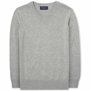The Children's Place Boys Uniform Long Sleeve V-Neck Sweater - 1 of 2