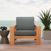 ARDEN Foam Outdoor Double Welted Deep Seat Cushion Set, 24 x 24, made with ProFoam, Rain-proof, Fade Resistant - 2 of 4