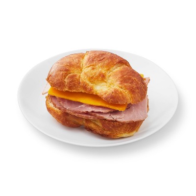 Ham & Cheddar on a Croissant Sandwich - 5oz - Good & Gather™