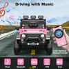 Ride on Car with 6 EVA Wheels&4WD, 24V Battery Powered Electric Car for Ages 3-6 Kids, Electric Vehicle with Remote Control - 4 of 4