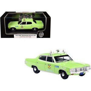 1972 AMC Matador Police Car "Cleveland Police Department" Light Green 1/43 Diecast Model by Iconic Replicas - 1 of 4