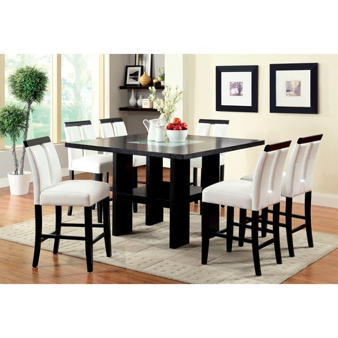 Iohomes Dinette Set Wood Galaxy Black White Target