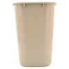 LunaLulinlk Beige Commercial Plastic 7 Gallon Trash Can - 2 of 4