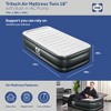 Sealy Tritech 18" Air Mattress Bed Indoor or Outdoor Camping Inflatable Airbed with Built-In AC Pump, Headrest, Storage Bag, and Repair Patch (2 Pack) - 3 of 4