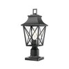 YUHAO Garden Yard Patio Path Anti-Rust Waterproof Outdoor Post Light Modern 19.8 in. Black(2 PACK) - 4 of 4