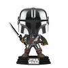 Funko POP! Star Wars Mandalorian With Dark Saber Exclusive Glow Figure #491! - 2 of 4