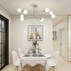 POWLIG Mid Century Modern Chandelier - Flush Mount Sputnik Ceiling Light for Dining Room, Bedroom, Kitchen - 4 of 4