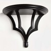 Plum & Post Bennett Large Mango Wood Black Wall Mount Shelf - 4 of 4