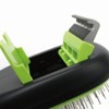 Pet Life Conversion 5-in-1 Dematt Deshed Bristle Pin and Massage Grooming Pet Comb, Blue - 3 of 4