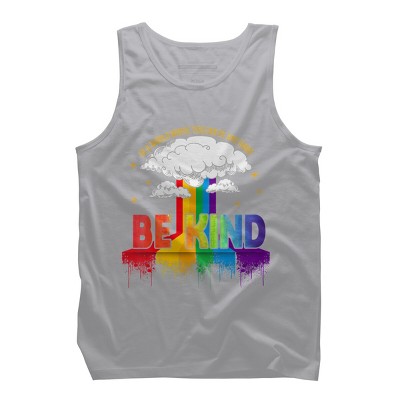 Adult Design By Humans You Can Be Anything Be Kind Pride By Legato Tendo Tank Top