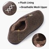 Mens Cozy Slippers Suede Fuzzy Plush Fleece Lined Slippes with Memory Foam On Indoor Outdoor House Shoes - 3 of 4