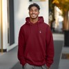 Dalix Astronaut Embroidery Relaxed Hoodie Soft Fleece Sweatshirt Drawcord Fit Lounge Mens - 3 of 4