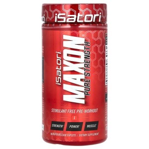 Isatori Maxon Pure Strength, Stimulant Free Pre-Workout, 84 Rapid Release Caplets - 1 of 2