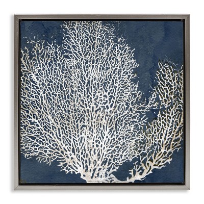Stupell Industries Sea Coral Ocean Life Silhouette, 18" x 18"