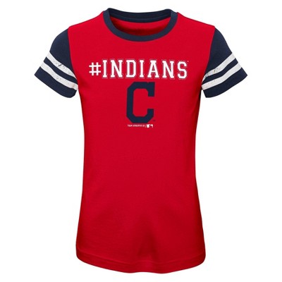 girls cleveland indians shirt