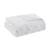 Sapphtopaz Oversized Faux Fur Throw Blanket, 60" x 70" Reversible Faux Mink Luxury Decorative Blanket, Throw Blanket for Couch, Fleece Blankets - 2 of 4