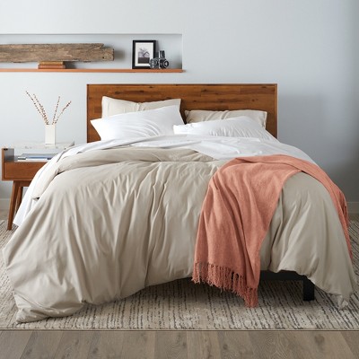 Full White Cotton Sateen 4-Piece Sheet Set