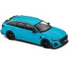 2022 Audi ABT RS 6-R Miami Blue 1/43 Die Cast Model Car by Solido - 4 of 4