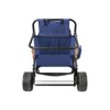 Oversart Beach Cart Chairs With Wheels 2 In 1 Foldable Beach Lounge Chair With Integrated Wagon Pull Cart Perfect For Backyard Pool Or Picnic - 3 of 4