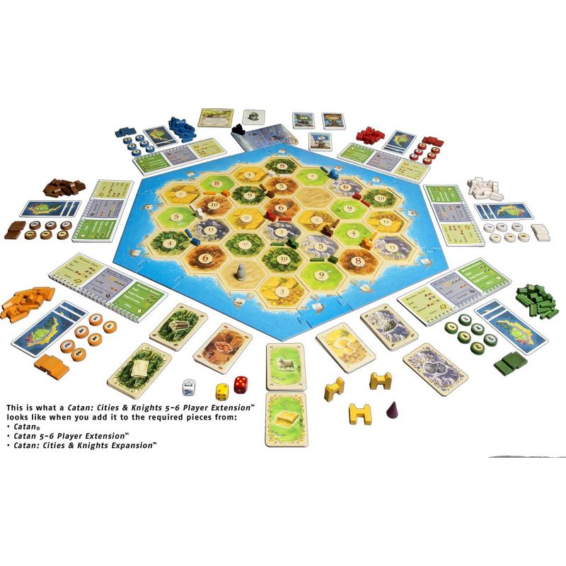 Catan Cities &#38; Knights 5-6 Player Game Extension Pack, 3 of 6