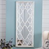 23" x 59" Distressed White Floor Mirror, Oversized Rustic Floor Mirror, Distressed Full Length MirrorThe Pop Home - 2 of 4