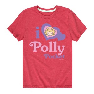 Boys' - Polly Pocket - I Love Polly Pocket Short Sleeve Graphic T-Shirt - 1 of 3