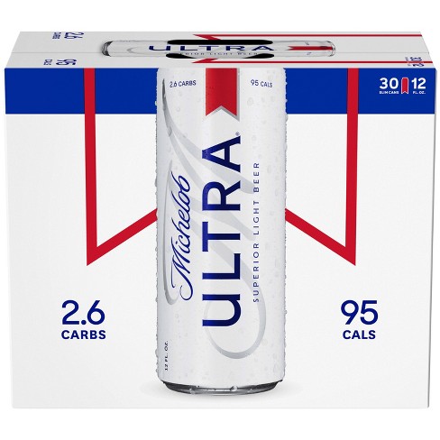 Michelob Ultra Superior Light Beer - 30pk/12 Fl Oz Cans : Target