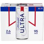 Michelob Ultra Superior Light Beer - 30pk/12 fl oz Cans
