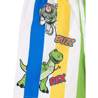 Disney Cars Little Boys' Racing 2-Piece Swim Shirt and Board Shorts Set with Drawstring McQueen Mater Red 7-8 — фото 7