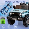 12V Kids Ride On Truck Car, with Parent Remote Control, Twin 35W Motors, 3 Speeds, Spring Suspension, 3-5 Years Old Boy Girl Gift - 2 of 4