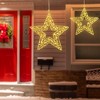 Northlight LED Lighted Stars Outdoor Christmas Decorations - 18" - Gold - Set of 2 - 3 of 4