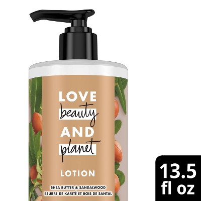 Love Beauty & Planet Shea Butter and Sandalwood Hand and Body Lotion - 13.5oz