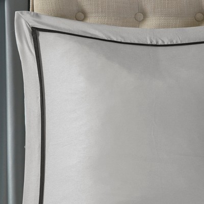 Joella Gray Microfiber Queen 24-Piece Bedding Set