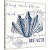 Amanti Art Indigo Ocean Treasures IV by Gina Ritter Framed Canvas Wall Art - 3 of 4