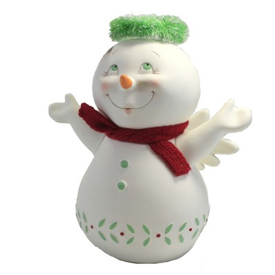 Christmas 8.5" Joyful Snowpinions Snowman Angel Holiday  -  Decorative Figurines