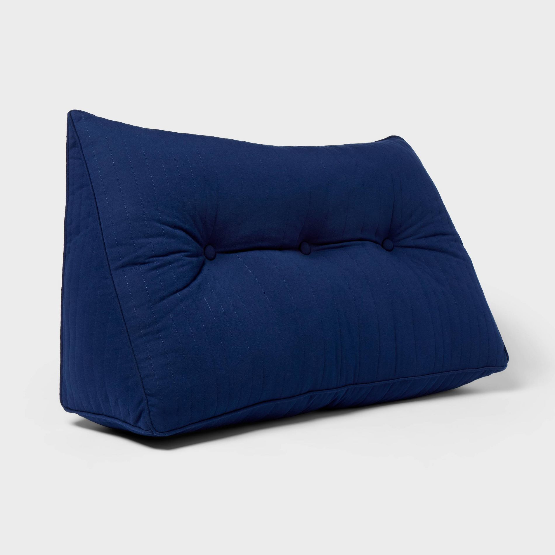 35"x20" Headboard Pillow Jersey Navy Blue for Dorm - Room Essentials™