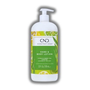 CND Scentsations Hand & Body Lotion ( Citus & Green Tea) 33 oz XXL LITER |  delivers essential moisture while uplifting your mood - 1 of 2