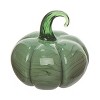 Transpac Mini Glass Pumpkin Figurine Set of 3 for Fall Decorative Home Accents Perfect for Autumn Decor and Seasonal Displays - 4 of 4