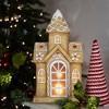 Northlight LED Lighted Gingerbread House with Icing Accents Christmas Decoration - 16" - 2 of 4