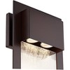 Minka Lavery Modern Outdoor Wall Light Fixture Alder Bronze 20" Clear Seeded Glass for Post Exterior Deck House Porch Yard Patio - 4 of 4